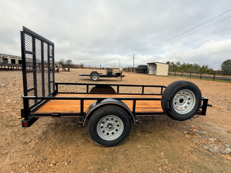 New 2026 Diamond T 510 Single Axle Utility Trailer, Rear Ramp Gate, Spare