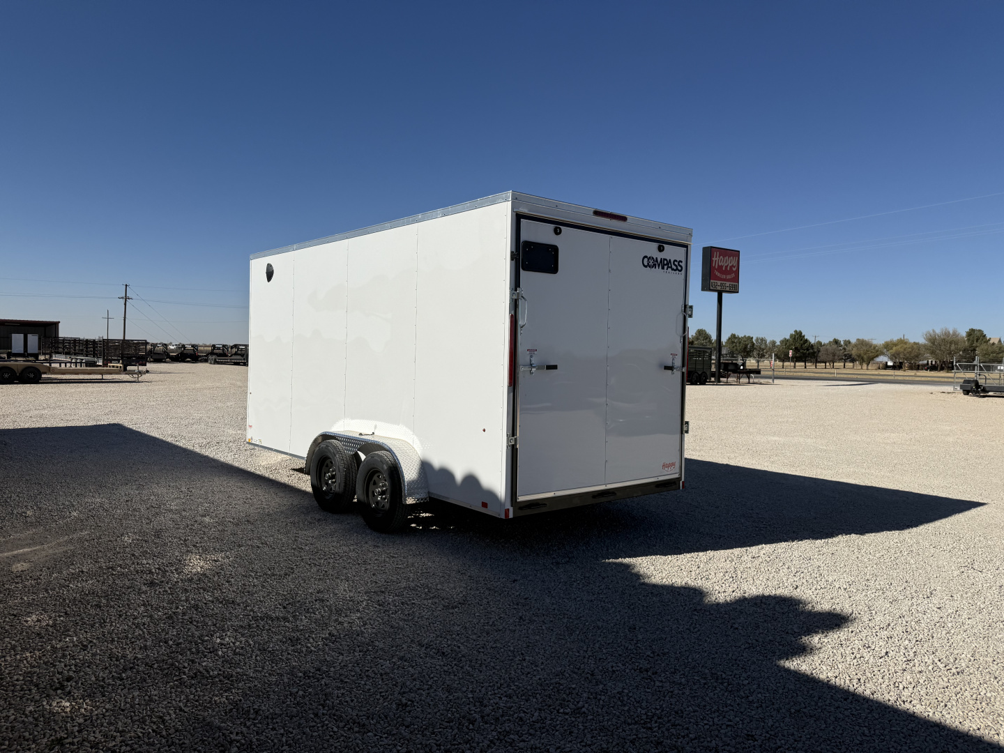 New 2026 Compass 7'x16' Enclosed Cargo Trailer - Indigo DLX