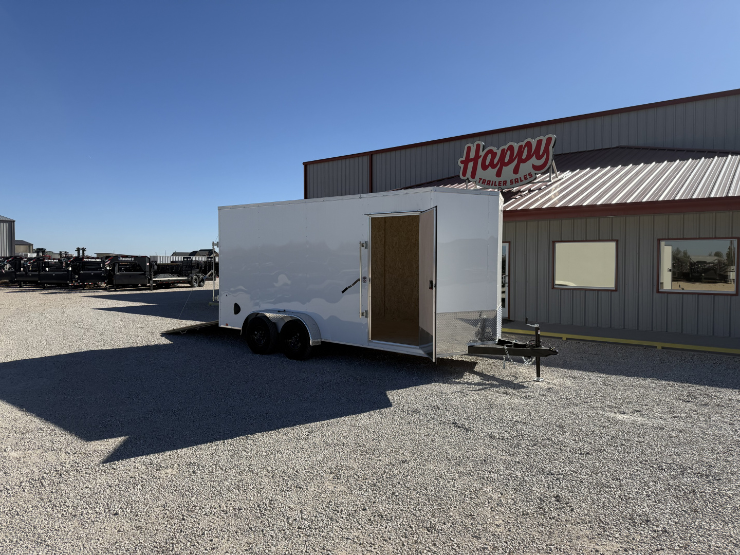 New 2026 Compass 7'x16' Enclosed Cargo Trailer - Indigo DLX