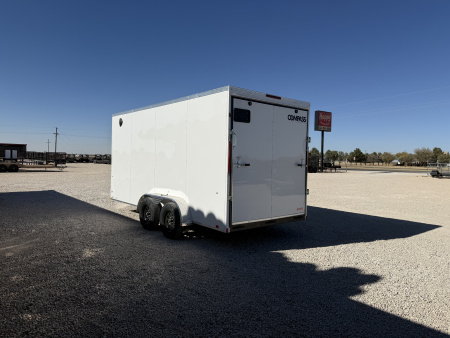 New 2026 Compass 7'x16' Enclosed Cargo Trailer - Indigo DLX
