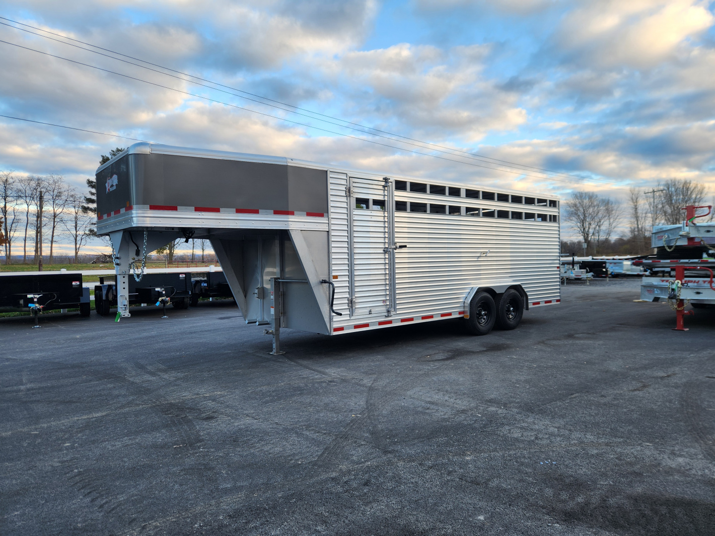 New 2026 Frontier Trailers 8X20LIVESTOCK Stock / Stock Combo Trailer