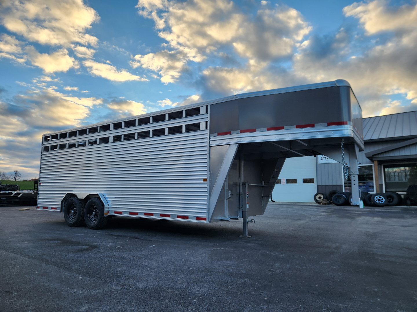 New 2026 Frontier Trailers 8X20LIVESTOCK Stock / Stock Combo Trailer