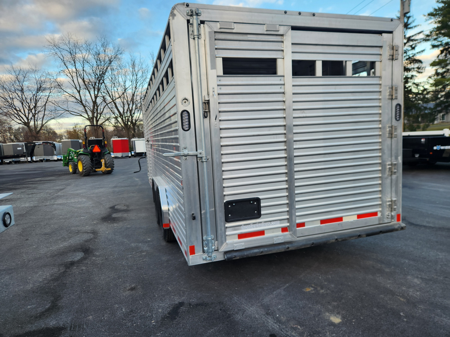 New 2026 Frontier Trailers 8X20LIVESTOCK Stock / Stock Combo Trailer