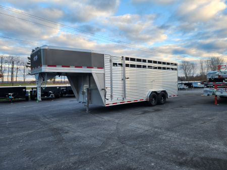 New 2026 Frontier Trailers 8X20LIVESTOCK Stock / Stock Combo Trailer