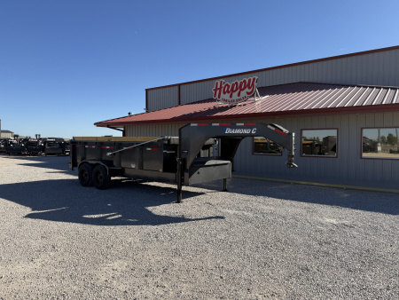 New 2026 Diamond C 82"x16' GN HD Low Profile Telescopic Dump w/ 32" Sides - LPT-GN210 Pacesetter Edition