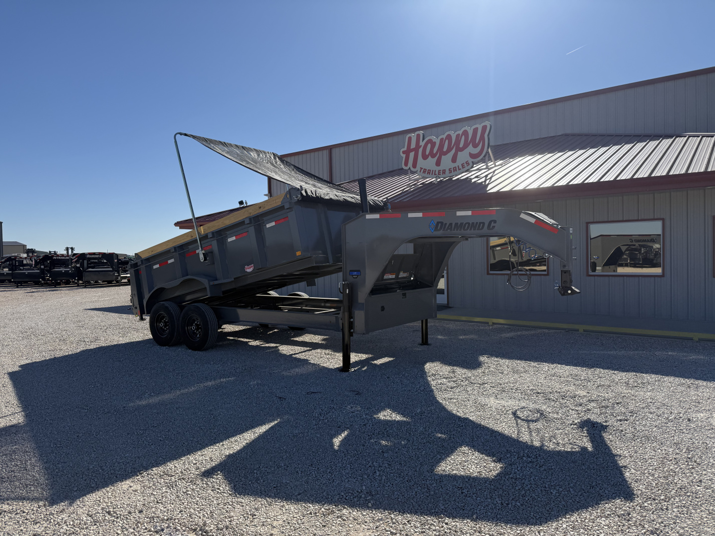 New 2026 Diamond C 82"x14' GN HD Low Profile Telescopic Dump w/ 32" Sides - LPT-GN207 Pacesetter Edition