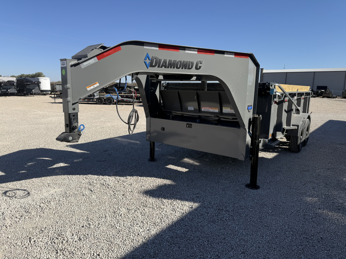 New 2026 Diamond C 82"x14' GN HD Low Profile Telescopic Dump w/ 32" Sides - LPT-GN207 Pacesetter Edition