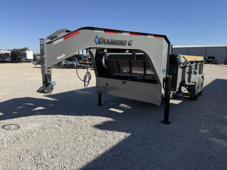 New 2026 Diamond C 82"x14' GN HD Low Profile Telescopic Dump w/ 32" Sides - LPT-GN207 Pacesetter Edition