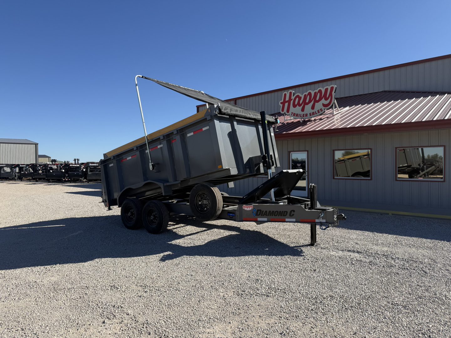 New 2026 Diamond C 82"x14' BP HD Low Profile Telescopic Dump w/ 44" Sides - LPT207 Pacesetter Edition