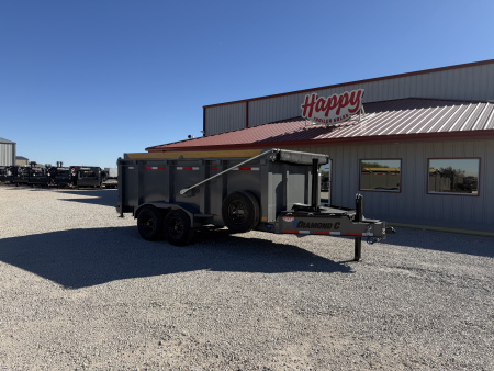 New 2026 Diamond C 82"x14' BP HD Low Profile Telescopic Dump w/ 44" Sides - LPT207 Pacesetter Edition