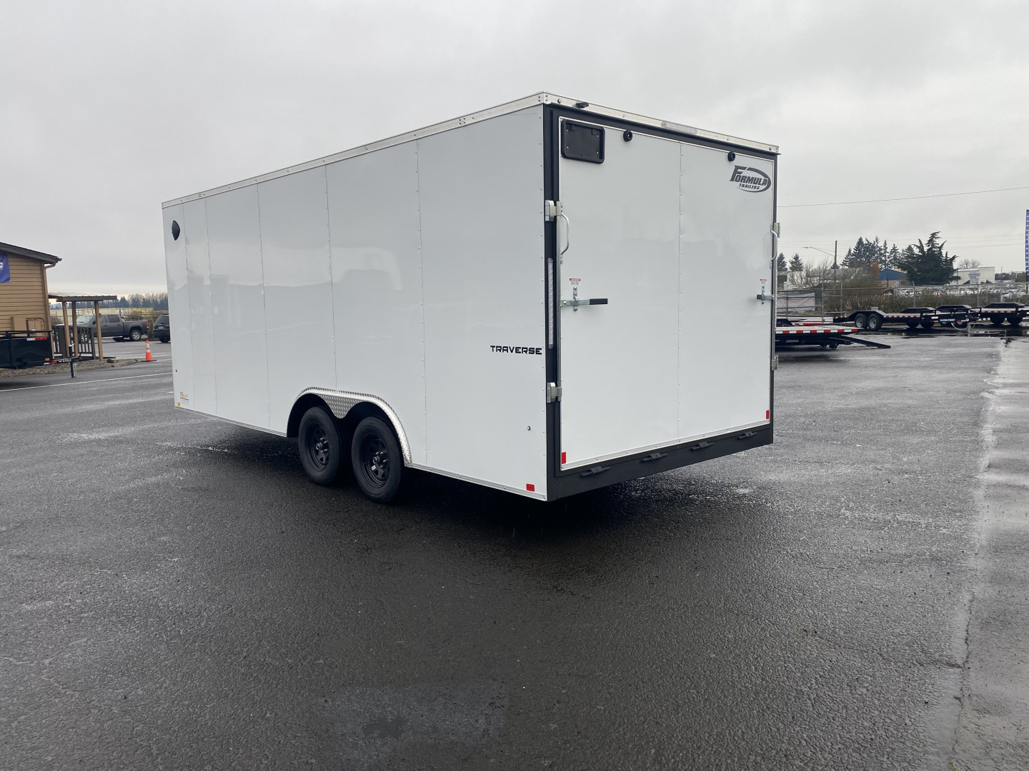 New 2026 Formula Traverse 8.5x20 Enclosed Trailer w/ Rear Ramp Door +6" Height 7K GVWR