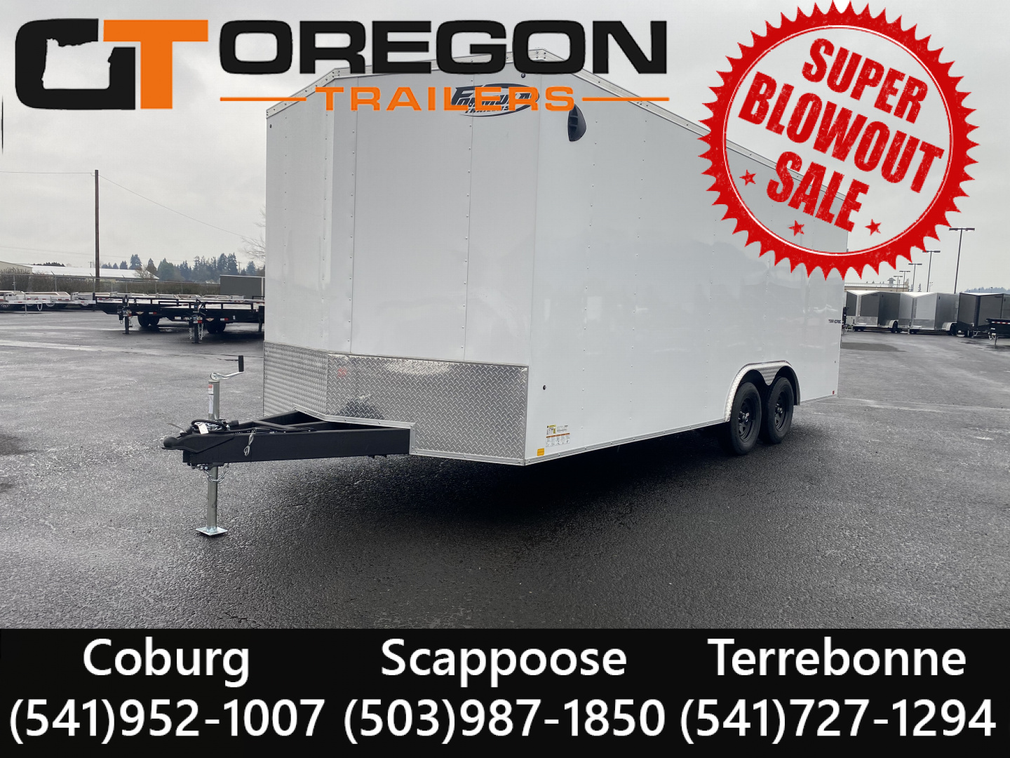 New 2026 Formula Traverse 8.5x20 Enclosed Trailer w/ Rear Ramp Door +6  Height 7K GVWR