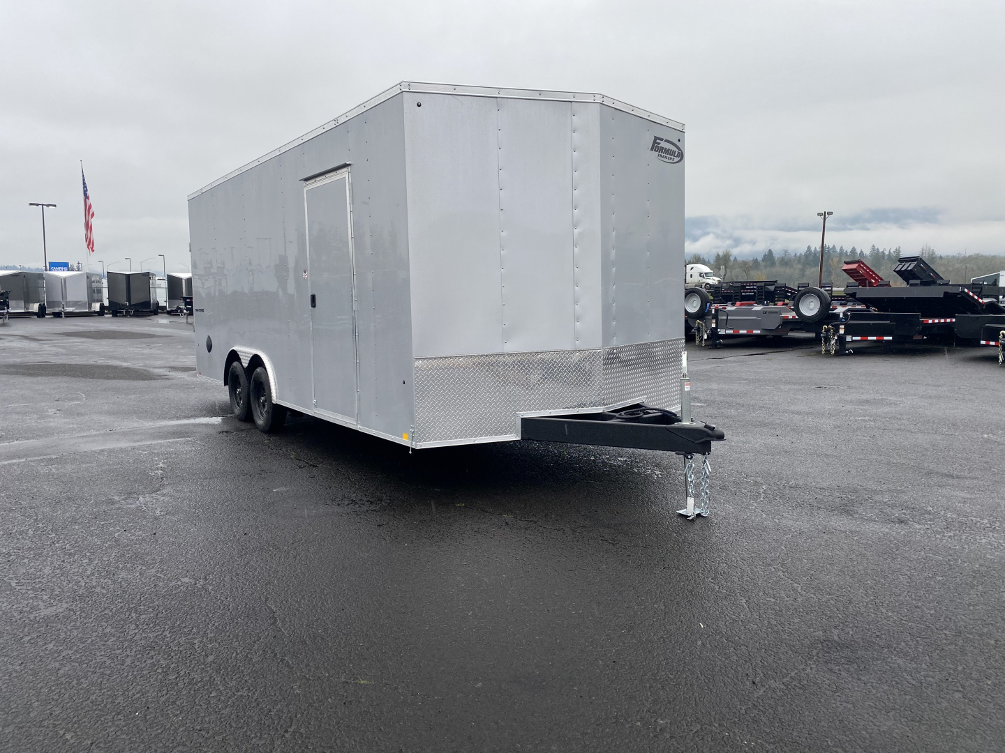 New 2026 Formula Traverse 8.5x20 Enclosed Trailer w/ Rear Ramp Door +6" Height 7K GVWR