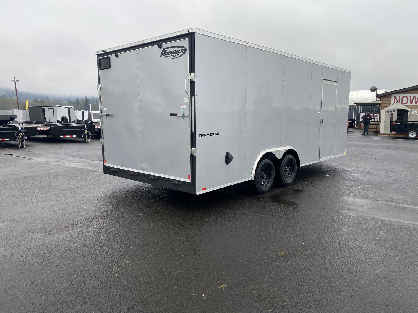 New 2026 Formula Traverse 8.5x20 Enclosed Trailer w/ Rear Ramp Door +6" Height 7K GVWR