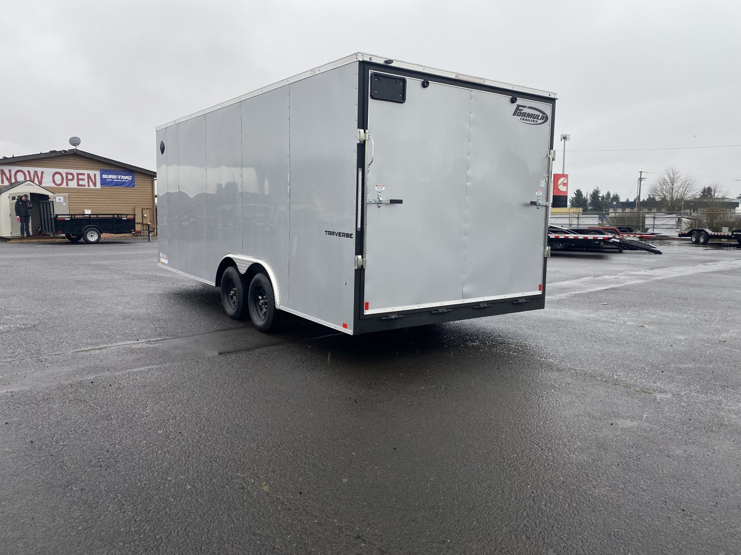 New 2026 Formula Traverse 8.5x20 Enclosed Trailer w/ Rear Ramp Door +6" Height 7K GVWR