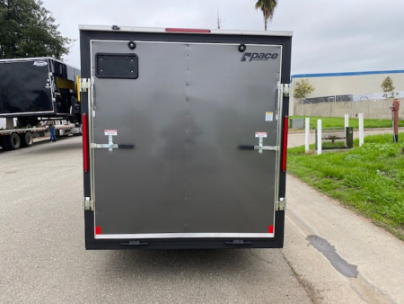 New 6x12 Single Axle 3K Enclosed Cargo Trailer