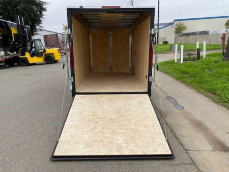 New 6x12 Single Axle 3K Enclosed Cargo Trailer