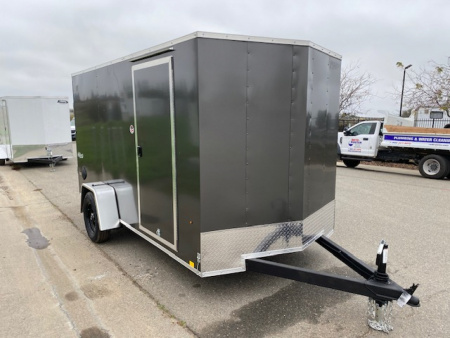 New 6x12 Single Axle 3K Enclosed Cargo Trailer