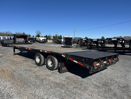Used 2021 Circle D 102"X29' 22K Gooseneck Flatbed Trailer