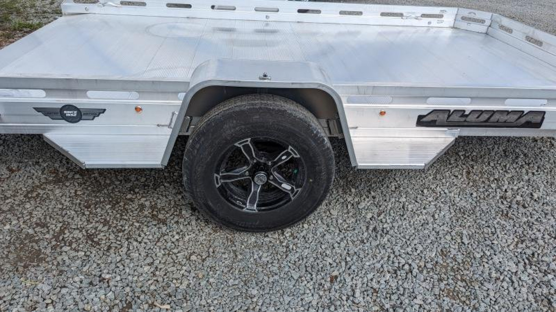 New 2026 Aluma 6'5" x 12 HD Executive Series Utility w/ Slide Out Ramp