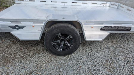 New 2026 Aluma 6'5" x 12 HD Executive Series Utility w/ Slide Out Ramp