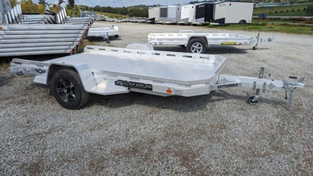 New 2026 Aluma 6'5  x 12 HD Executive Series Utility w/ Slide Out Ramp