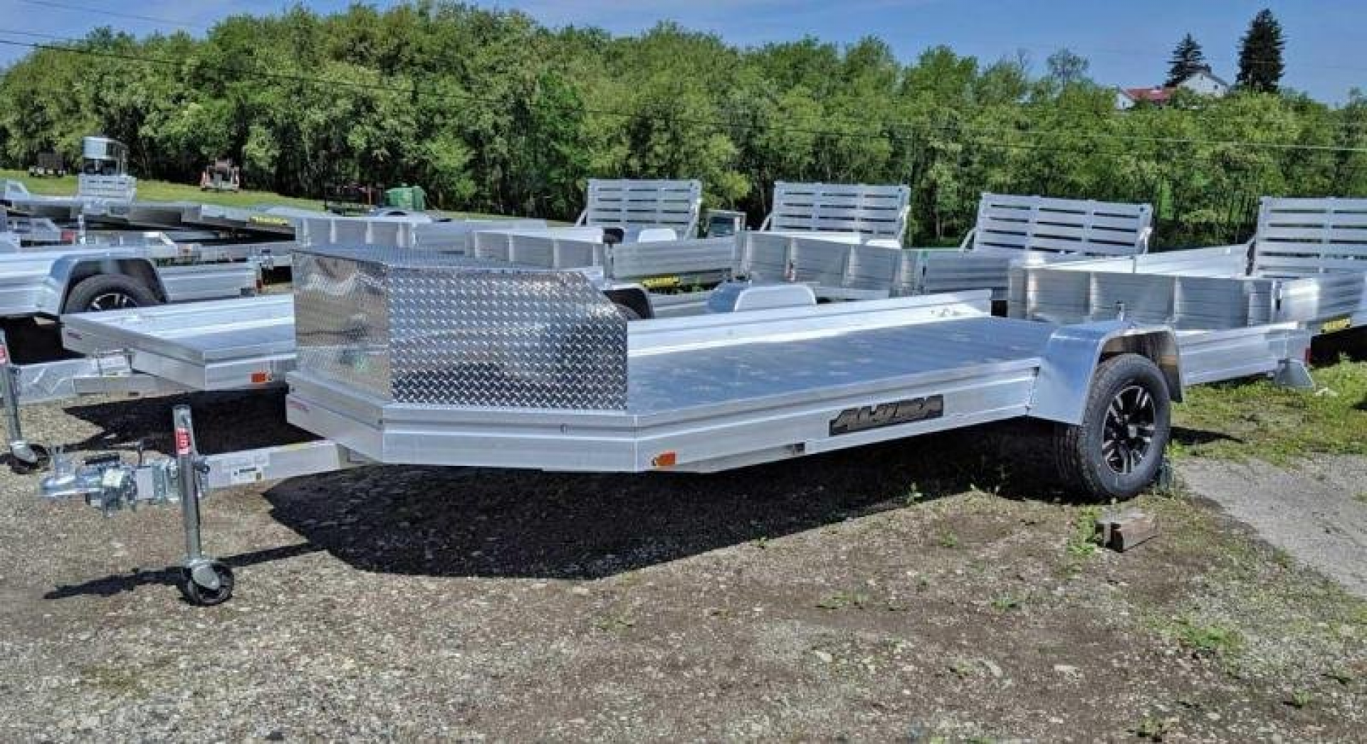 Used 2026 Aluma 14' UTV Trailer w/ Slide Out Ramp