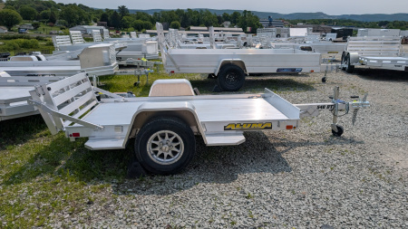 New 2026 Aluma 4'6" x 8 LW Utility Trailer w/ Bi-Fold Gate