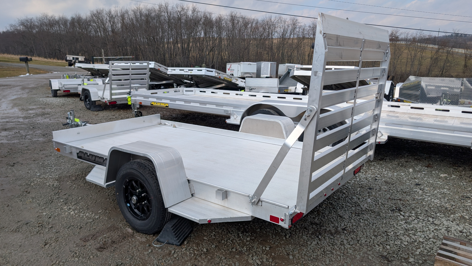 New 2026 Aluma 5'3" x LW Executive Utility Trailer w/ Gate