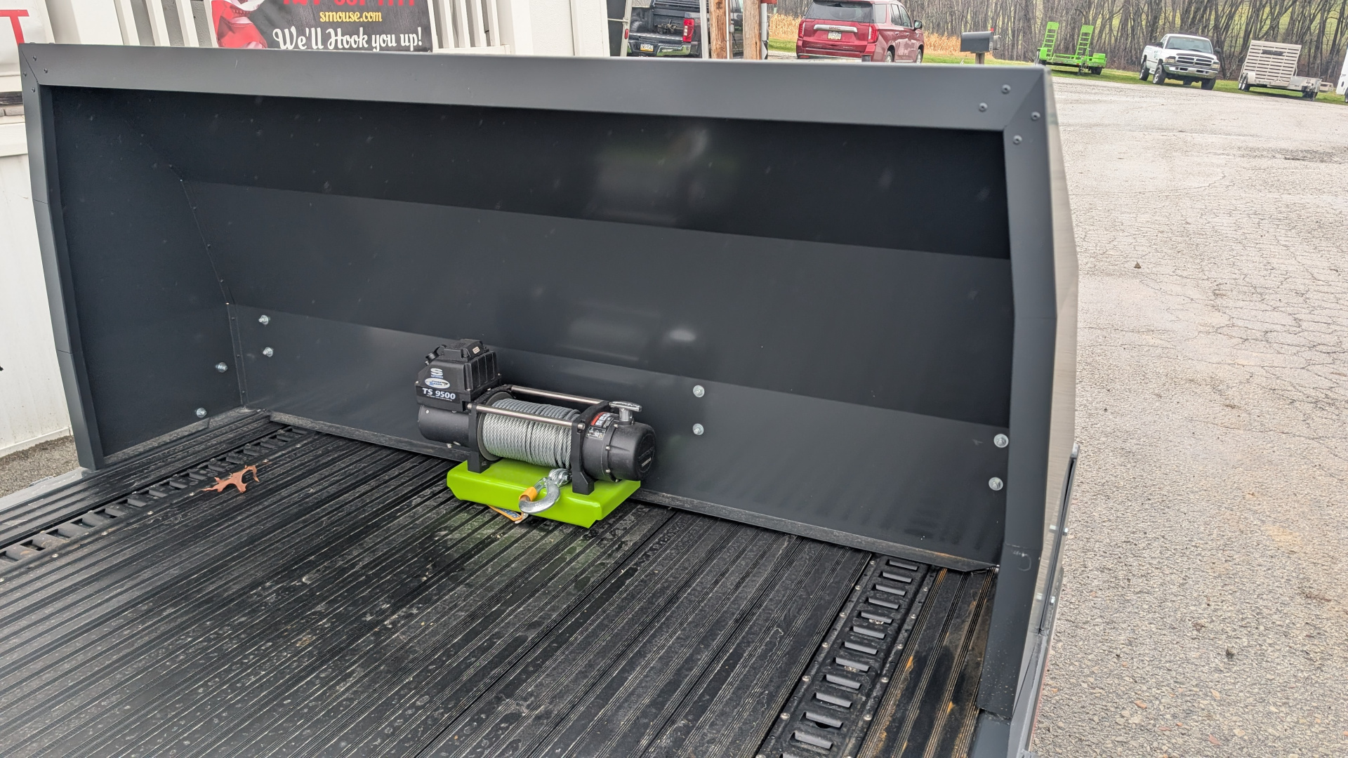 New 2026 "FlatTrak" by Belmont 7x18 Hydraulic Car Hauler w/ Hydraulic Jack