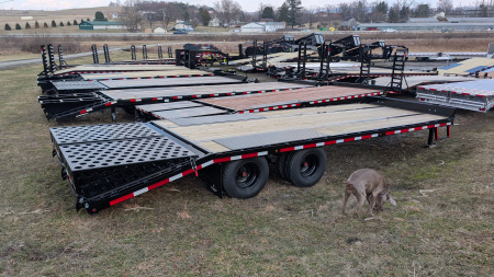 New 2026 Belmont 20+5 Tandem Dual Deckover Tagalong w/ Full Width Wedge Ramps