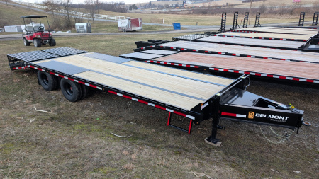 New 2026 Belmont 20+5 Tandem Dual Deckover Tagalong w/ Full Width Wedge Ramps
