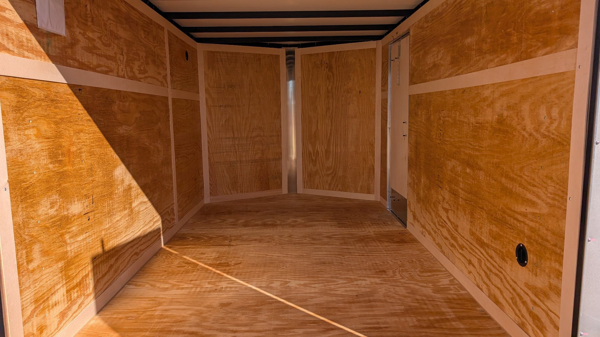 New 2026 Homesteader 7x14 Intrepid V-Nose Contractor Trailer w/ Barn Doors