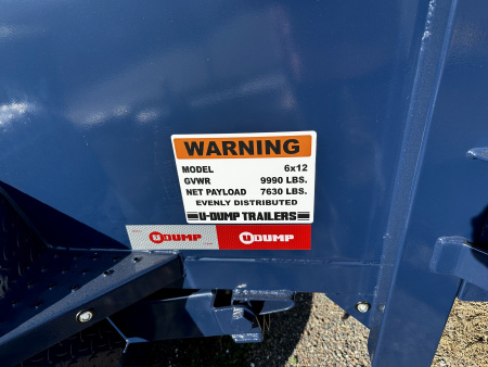 New 2026 6X12 - 31" SIDES 10K PRO-LITE SERIES LOW- Dump Trailer