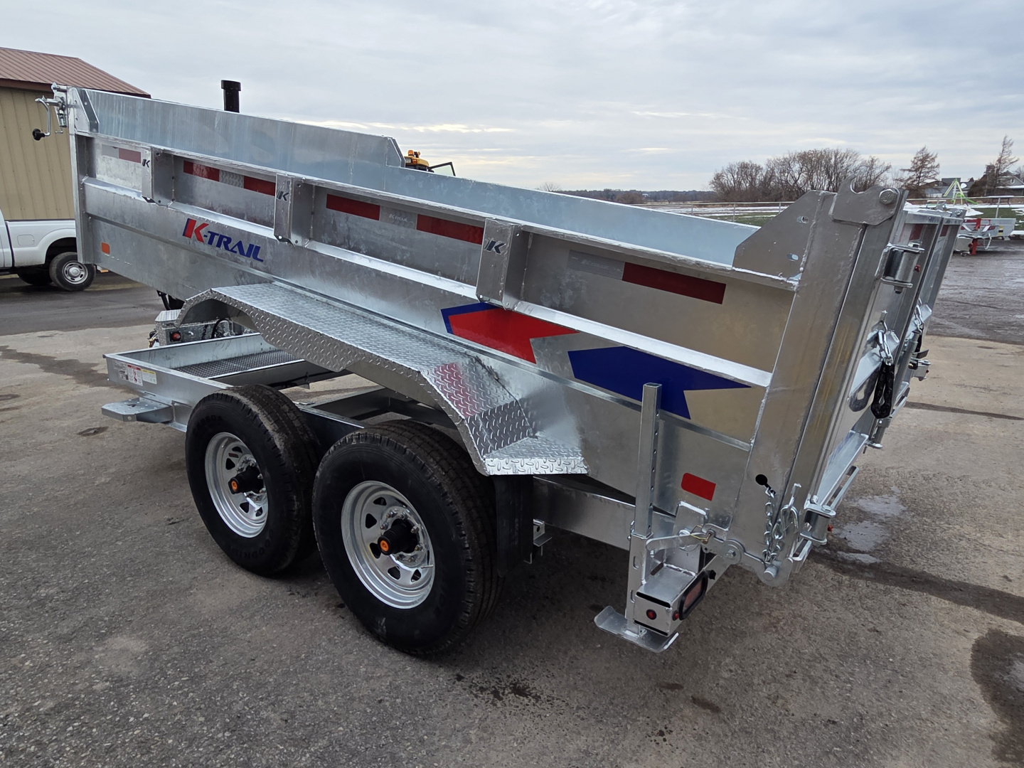 New 2026 K-Trail 7 x 12 Expert Series 7 Ton Dump Trailer