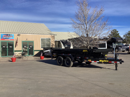 New 2026 Big Tex Trailers 14TD-14C2A-BK Dump Trailer