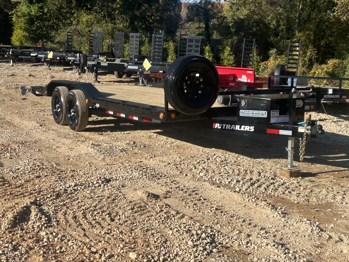 New 2026 PJ Trailers 7x20 TA 10k B5 Driveover Car Hauler Equipment Trailer