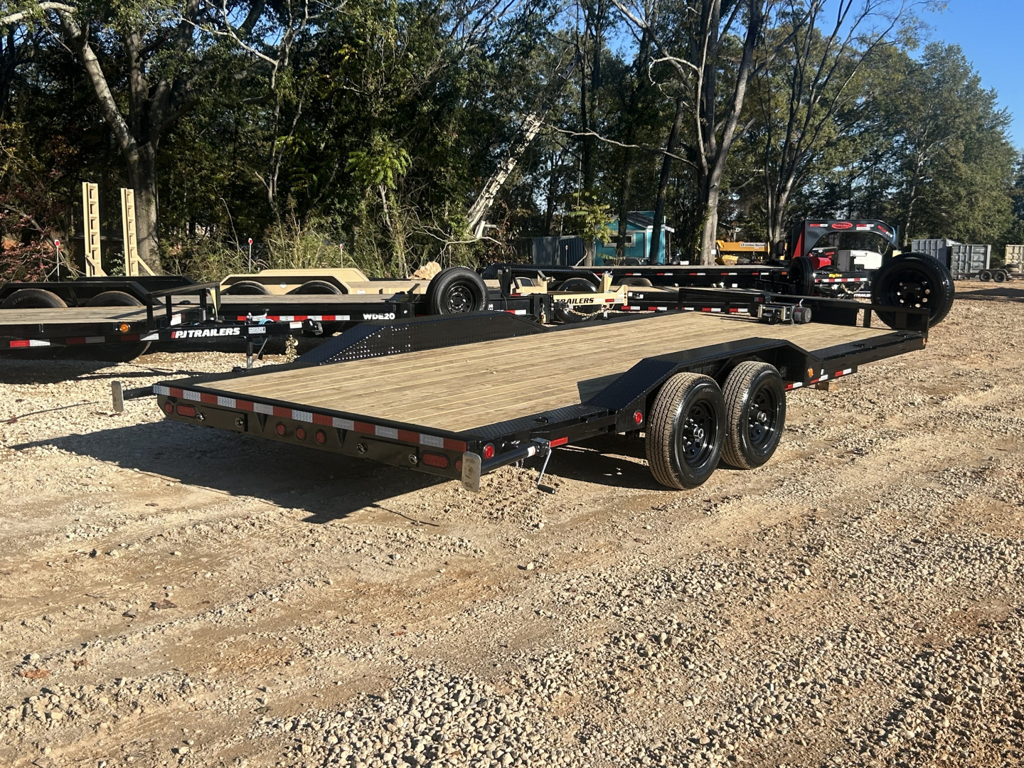 New 2026 PJ Trailers 7x20 TA 10k B5 Driveover Car Hauler Equipment Trailer