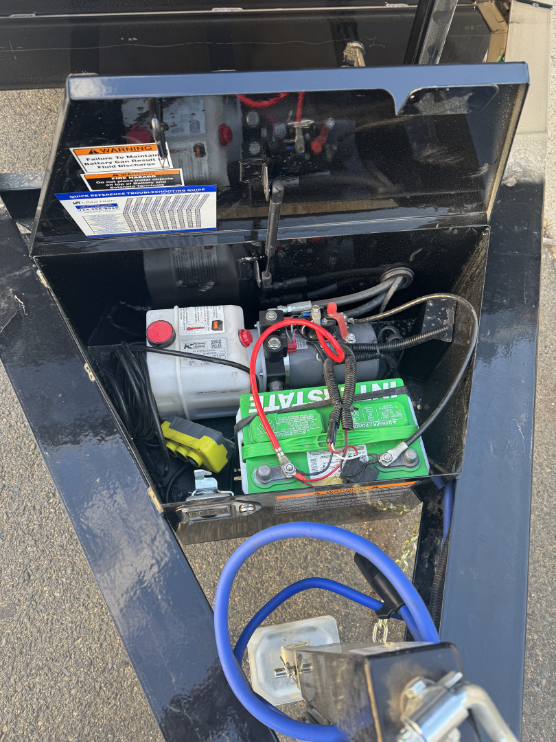 New 2026 Load Trail DE72X12 Dump Trailer Ramps & Tarp 24" Solid Metal Sides