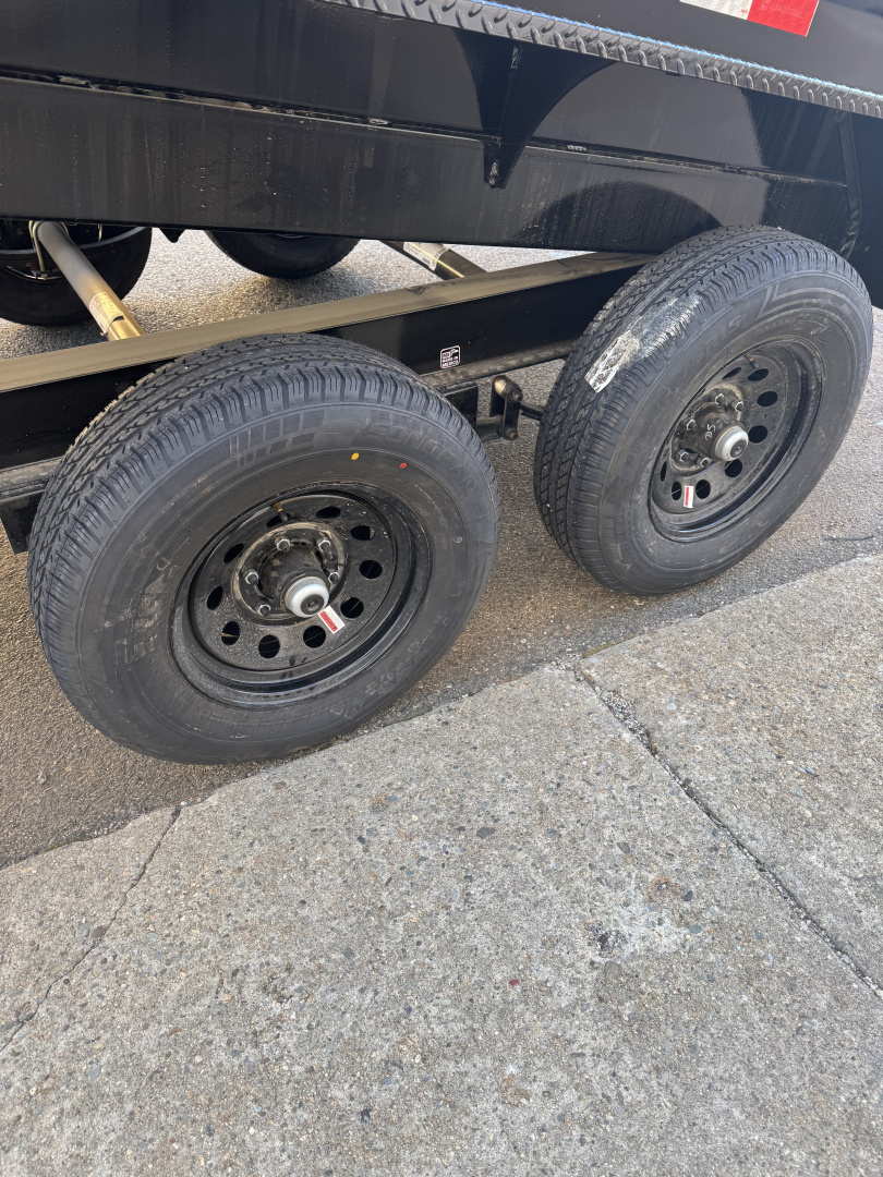 New 2026 Load Trail DE72X12 Dump Trailer Ramps & Tarp 24" Solid Metal Sides