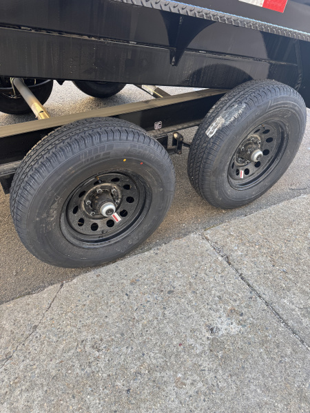 New 2026 Load Trail DE72X12 Dump Trailer Ramps & Tarp 24" Solid Metal Sides