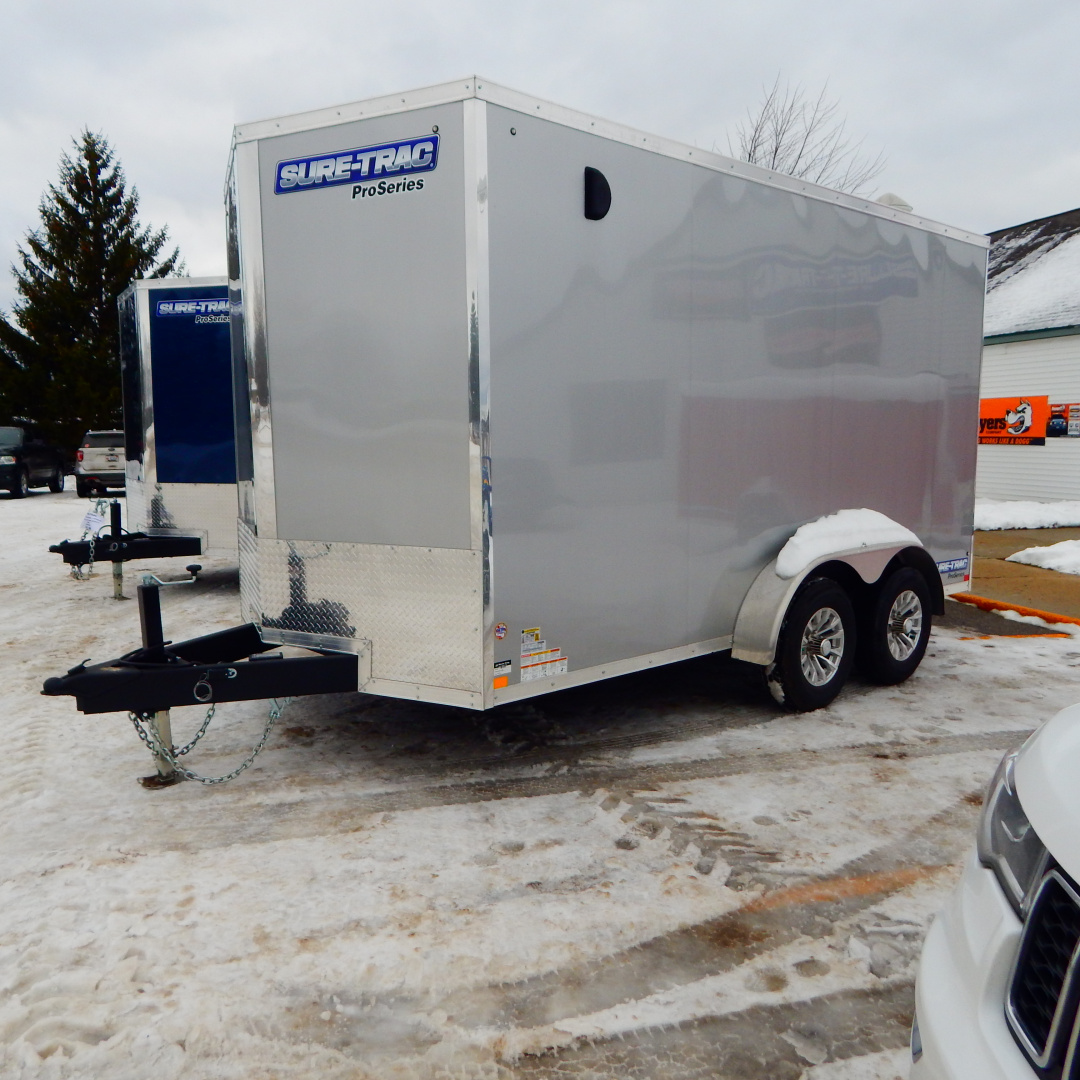 New 2026 Sure-Trac 7x14 10k Pro-Series V-Nose Cargo / Enclosed Trailer