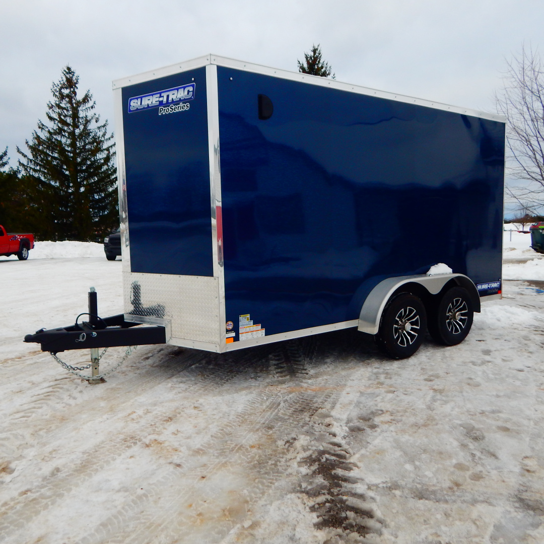 New 2026 Sure-Trac 7x14 10k Pro-Series V-Nose Cargo / Enclosed Trailer