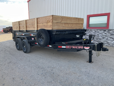 2026 ED Trailers 6'x10' Dump w/ 24" Sides