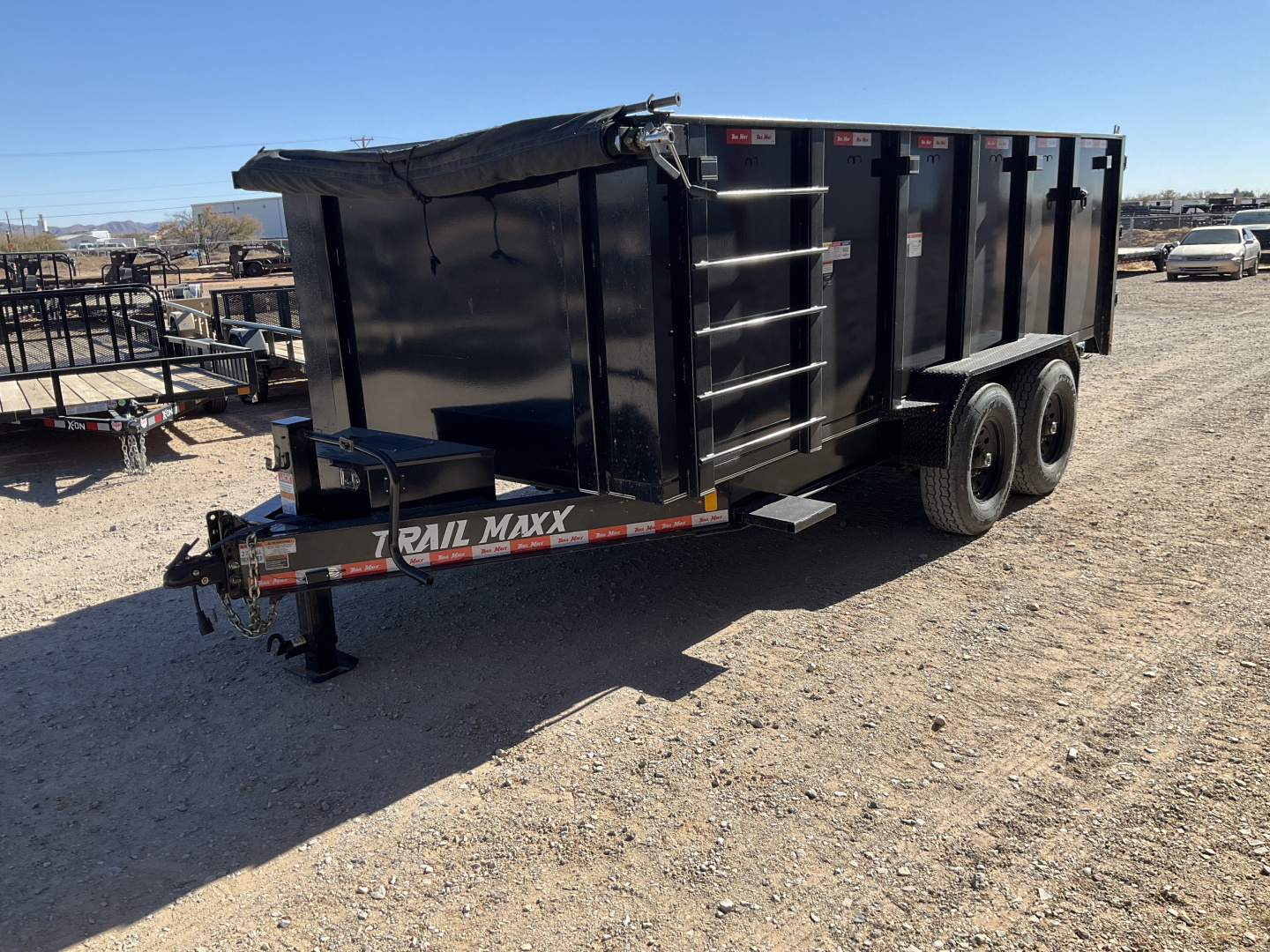 Used 2024 Trail Maxx 7'x14' Dump w/ 48" Sides