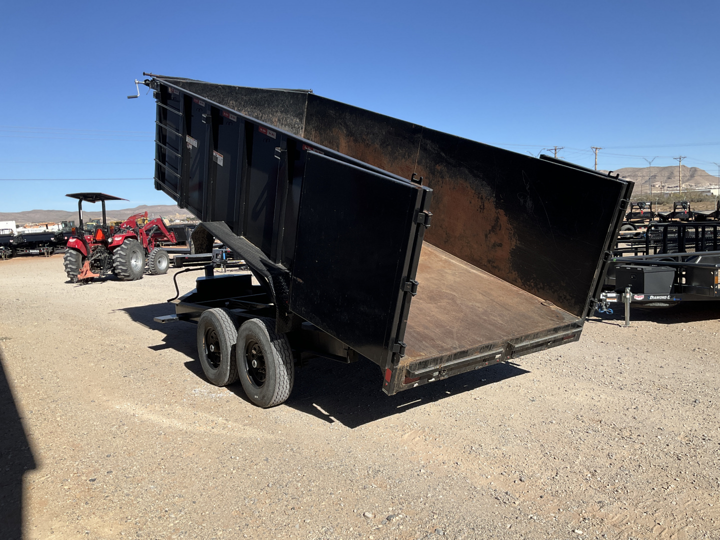 Used 2024 Trail Maxx 7'x14' Dump w/ 48" Sides