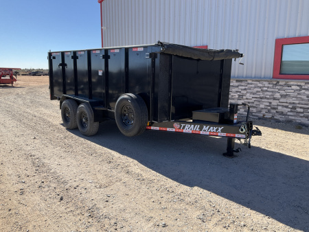 Used 2024 Trail Maxx 7'x14' Dump w/ 48  Sides