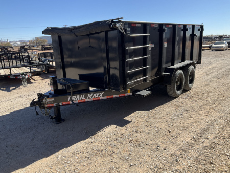 Used 2024 Trail Maxx 7'x14' Dump w/ 48" Sides