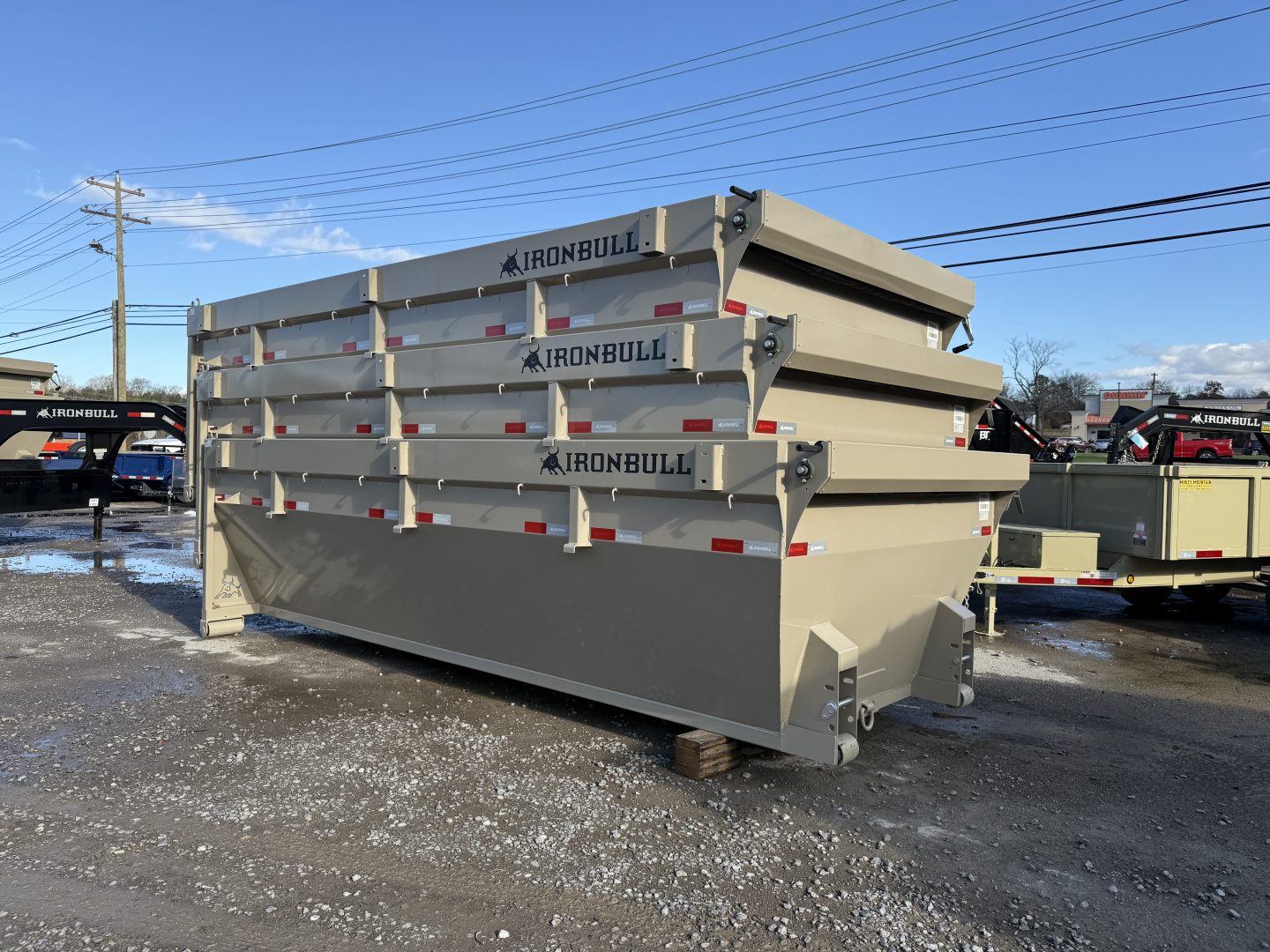 New 2025 Good Guys Trailers 83X14 ROLL OFF DUMP BIN