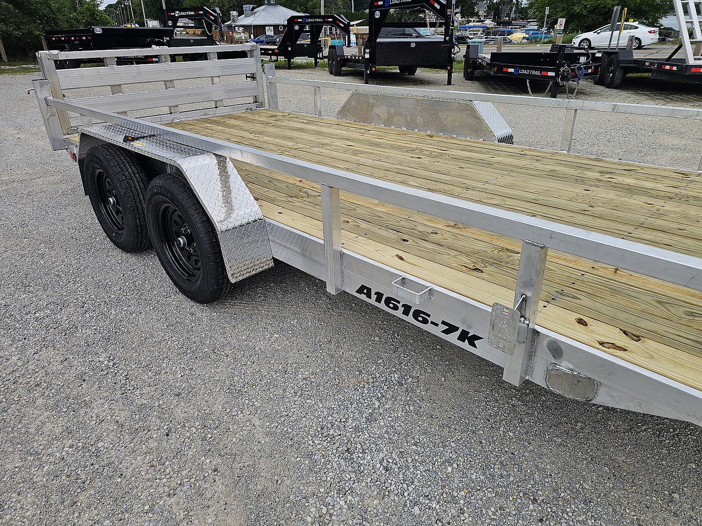 New 2026 ALUMINUM 83X16 UTILITY TRAILER TANDEM AXLE 7000GVWR TORSION Utility Trailer